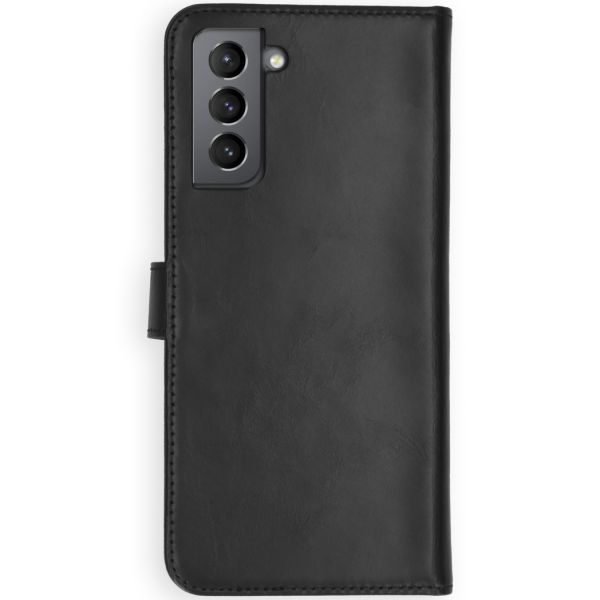 Echtleder Klapphülle für das Samsung Galaxy S21 Plus - Schwarz