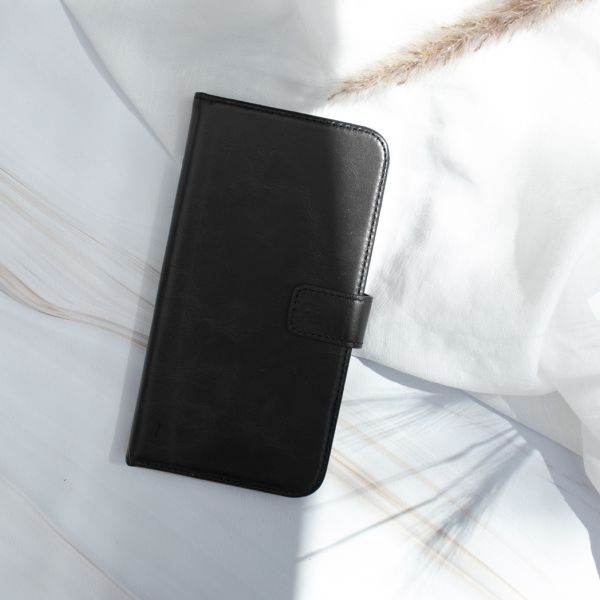Echtleder Klapphülle für das Samsung Galaxy S21 Plus - Schwarz