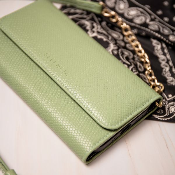Selencia Tierra Uitneembare Slang Clutch Galaxy S21 Plus - Groen / Grün  / Green