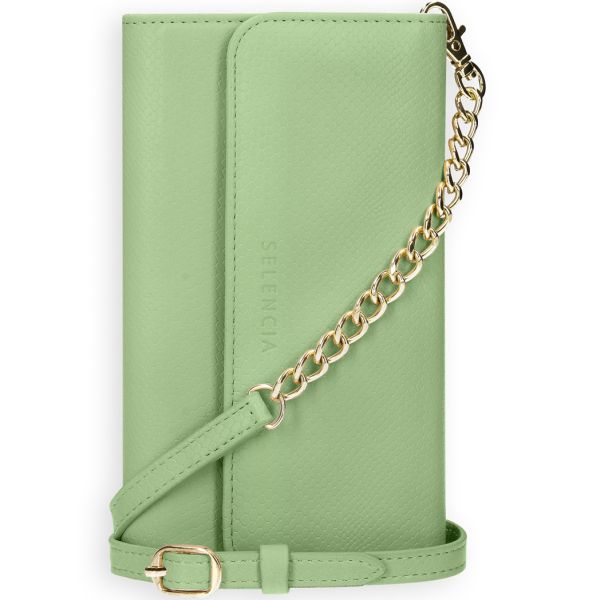 Selencia Tierra Uitneembare Slang Clutch Galaxy S21 Plus - Groen / Grün  / Green