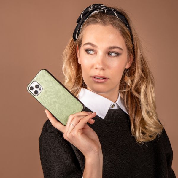 Selencia Tierra Uitneembare Slang Clutch Galaxy S21 Plus - Groen / Grün  / Green