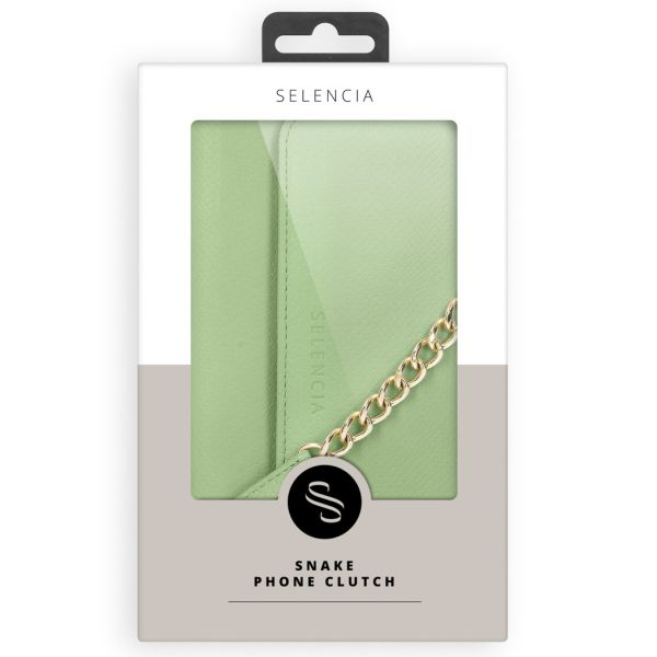 Selencia Tierra Uitneembare Slang Clutch Galaxy S21 Plus - Groen / Grün  / Green