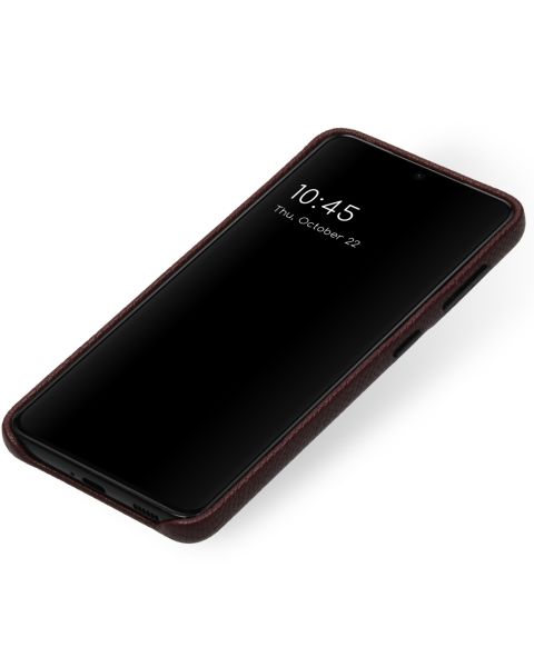 Selencia Gaia Slang Backcover Samsung Galaxy S21 Plus - Donkerrood / Dunkelrot / Dark Red