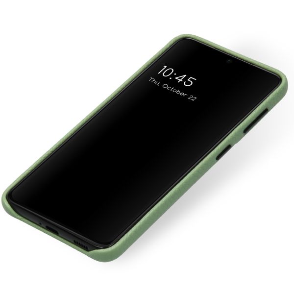 Selencia Gaia Slang Backcover Samsung Galaxy S21 Plus - Groen / Grün  / Green