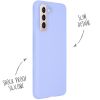 Accezz Liquid Silicone Backcover Galaxy S21 Plus - Paars / Violett  / Purple