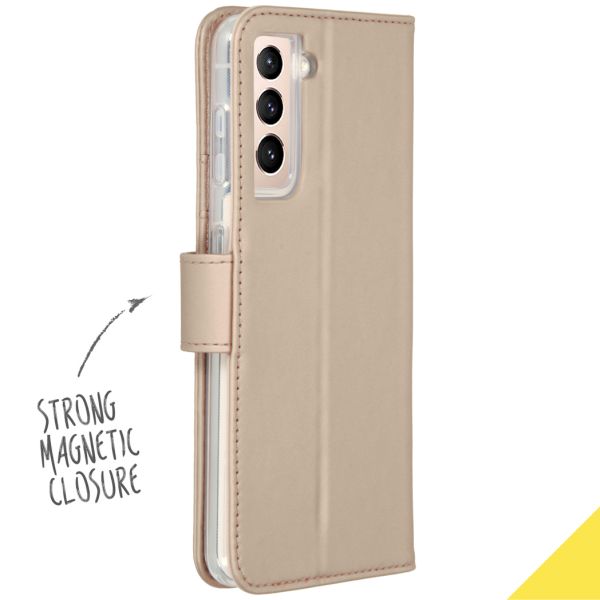 Wallet TPU Klapphülle für das Samsung Galaxy S21 Plus - Gold