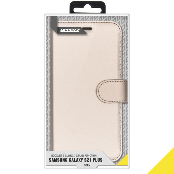 Wallet TPU Klapphülle für das Samsung Galaxy S21 Plus - Gold