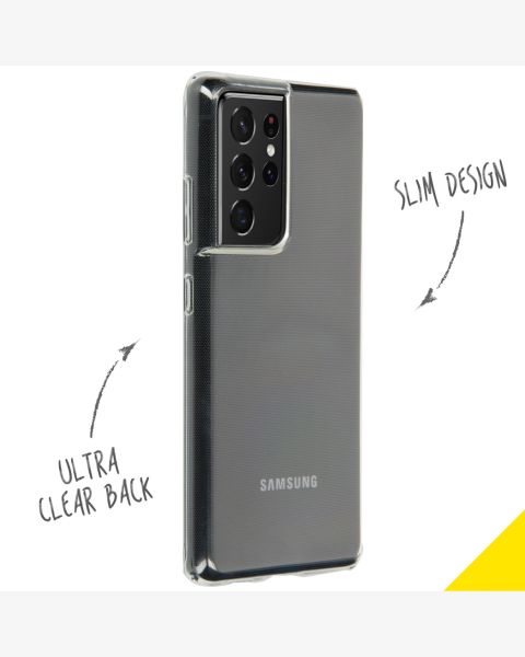 TPU Clear Cover Transparent für das Samsung Galaxy S21 Ultra
