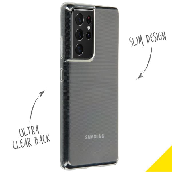 TPU Clear Cover Transparent für das Samsung Galaxy S21 Ultra