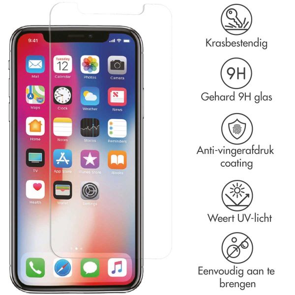 Displayschutz aus gehärtetem Glas für iPhone 11 Pro / Xs / X