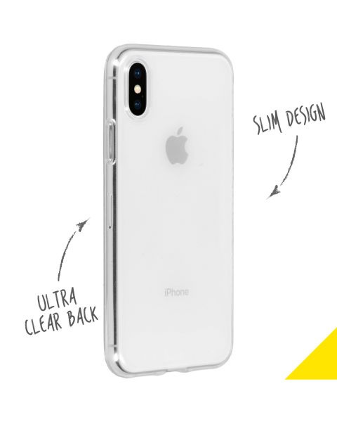 Durchsichtiges Backcover iPhone Xs / X - Transparent