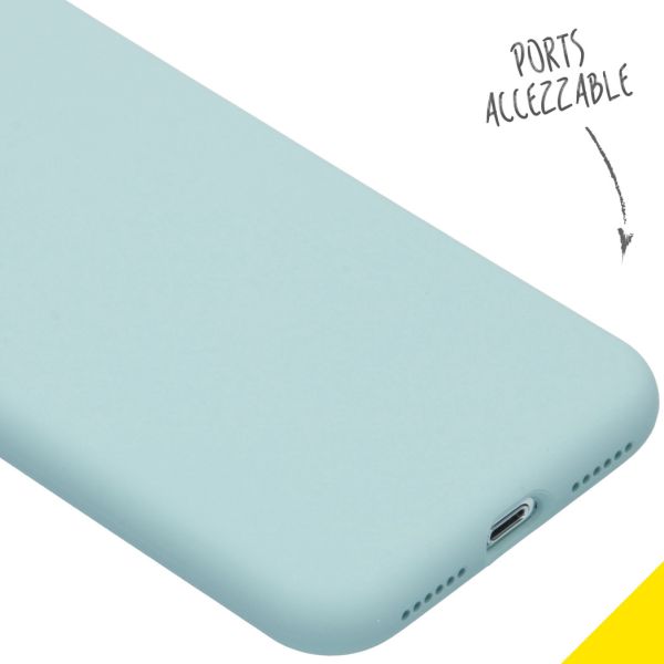 Liquid Silikoncase für das iPhone Xs / X - Hellblau