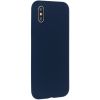 Liquid Silikoncase Blau für das iPhone Xs / X