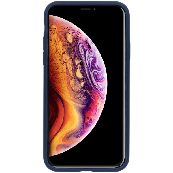 Liquid Silikoncase Blau für das iPhone Xs / X