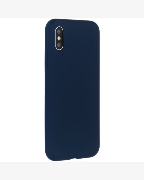 Liquid Silikoncase Blau für das iPhone Xs / X