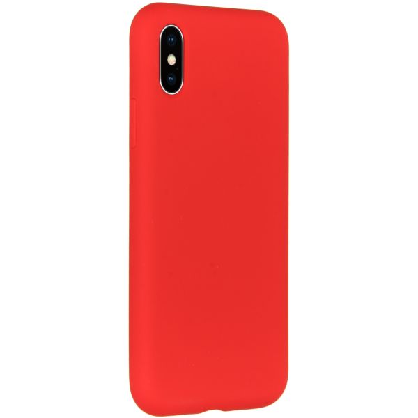 Liquid Silikoncase Rot für das iPhone Xs / X