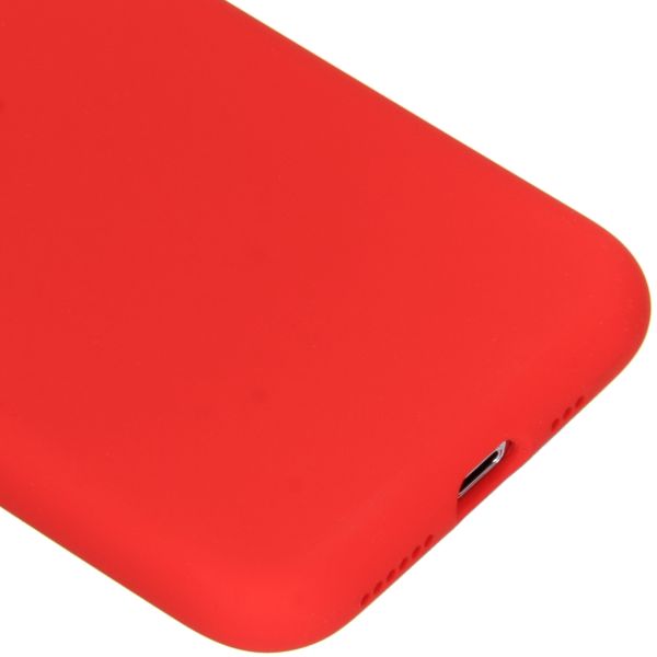 Liquid Silikoncase Rot für das iPhone Xs / X