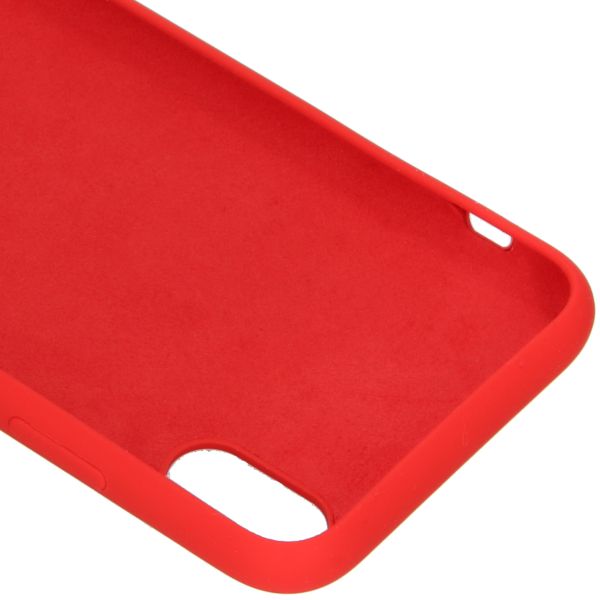 Liquid Silikoncase Rot für das iPhone Xs / X