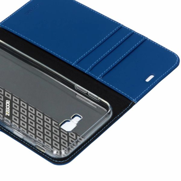 Wallet TPU Klapphülle Blau für das Samsung Galaxy J4 Plus