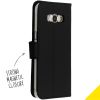 Schwarzes Wallet TPU Klapphülle für das Samsung Galaxy J5 (2016)