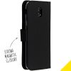 Schwarzes Wallet TPU Klapphülle für das Samsung Galaxy J5 (2017)