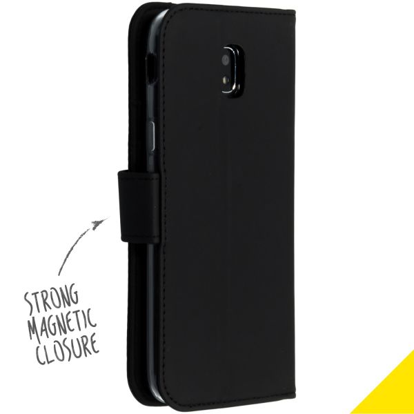 Schwarzes Wallet TPU Klapphülle für das Samsung Galaxy J5 (2017)