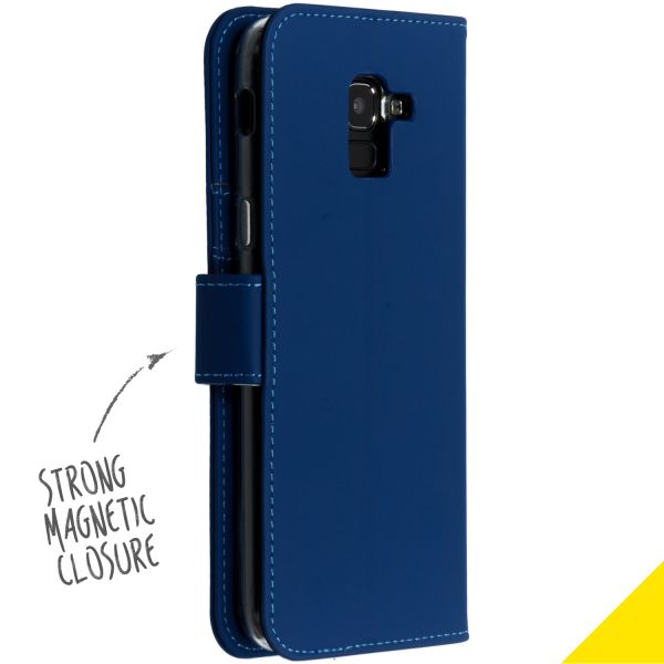 Wallet TPU Klapphülle Blau für das Samsung Galaxy J6