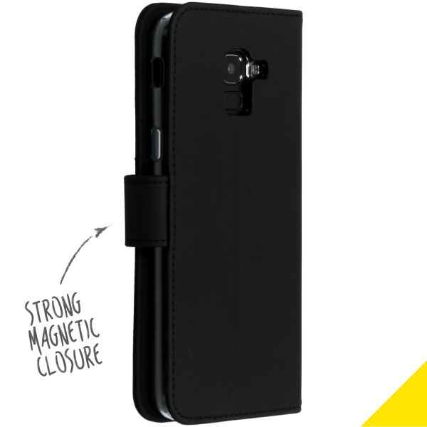 Wallet TPU Klapphülle Schwarz für das Samsung Galaxy J6