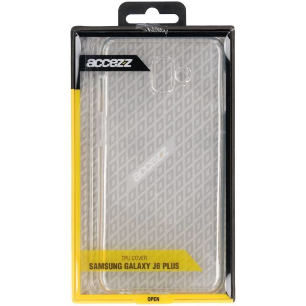 TPU Clear Cover Transparent für das Samsung Galaxy J6 Plus