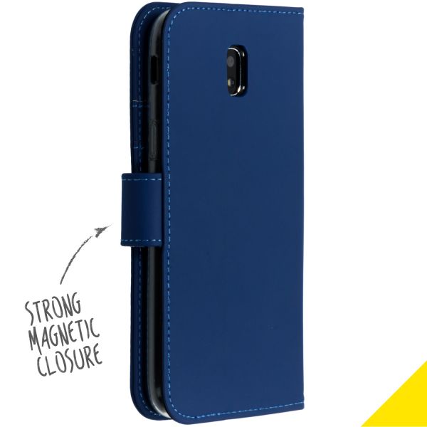 Blaues Wallet TPU Klapphülle für das Samsung Galaxy J7 (2017)