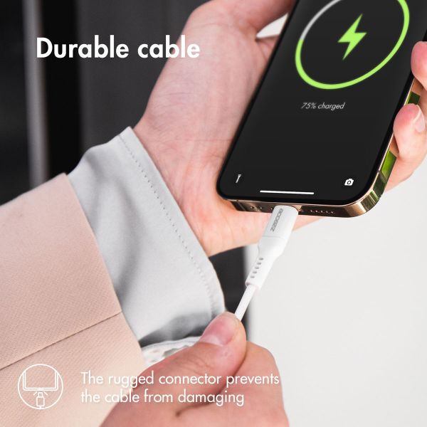 MFI-zertifiziertes Lightning- auf USB-Kabel - 2 m - Weiß