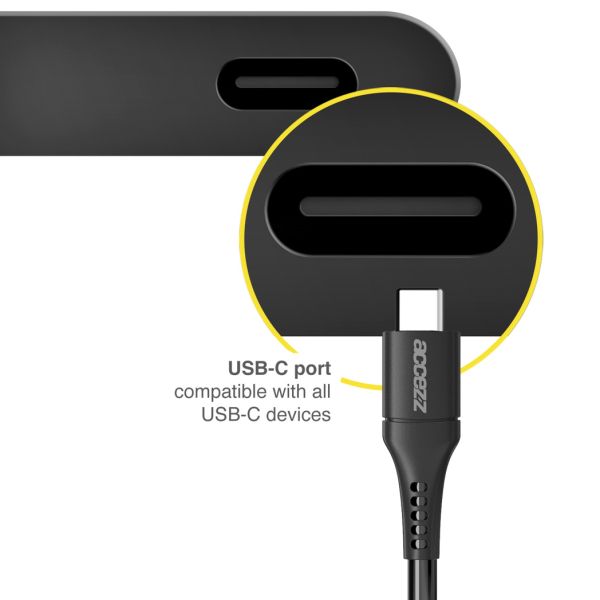USB-C- auf USB-Kabel - 2 m - Schwarz