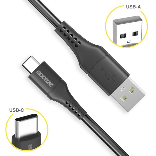 USB-C- auf USB-Kabel - 2 m - Schwarz