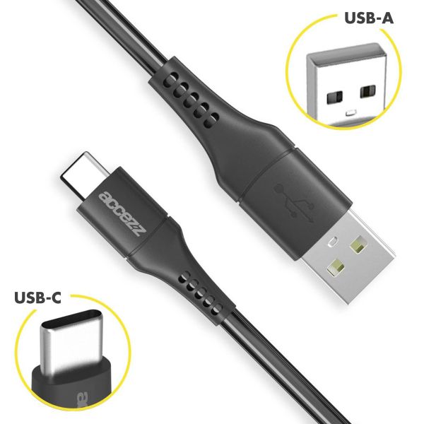 USB-C- auf USB-Kabel - 2 m - Schwarz