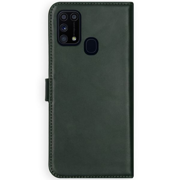 Echtleder Klapphülle für das Samsung Galaxy M31 - Grün