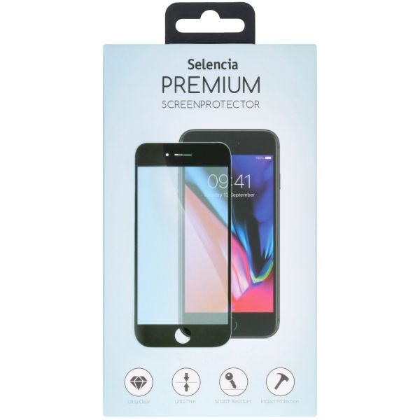 Premium Screen Protector aus gehärtetem Glas für das Huawei Mate 40 Pro - Schwarz