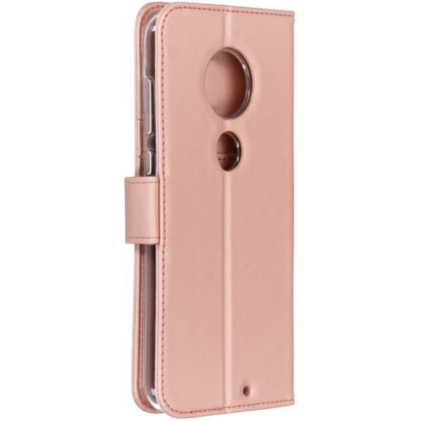 Wallet TPU Klapphülle Roségold für das Motorola Moto G7 / G7 Plus