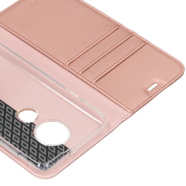 Wallet TPU Klapphülle Roségold für das Motorola Moto G7 / G7 Plus