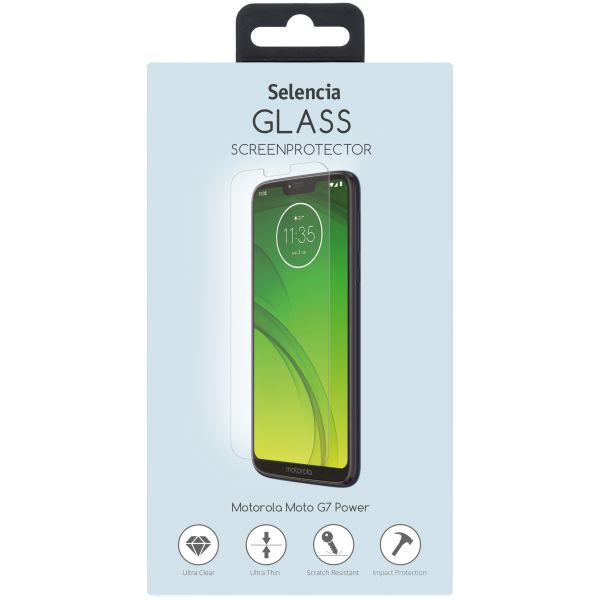 Displayschutz aus gehärtetem Glas für das Motorola Moto G7 Power