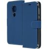 Wallet Softcase Booktype Moto G7 Power - Donkerblauw - Blauw / Blue