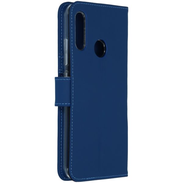 Wallet Softcase Booktype Moto E6 Plus - Donkerblauw - Donkerblauw / Dark Blue