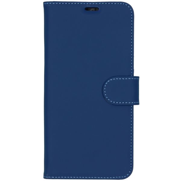 Wallet Softcase Booktype Moto E6 Plus - Donkerblauw - Donkerblauw / Dark Blue