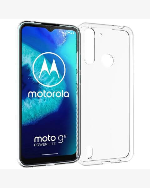 TPU Clear Cover Transparent für das Motorola Moto G8 Power Lite