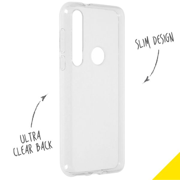 TPU Clear Cover Transparent für das Motorola Moto G8 Plus
