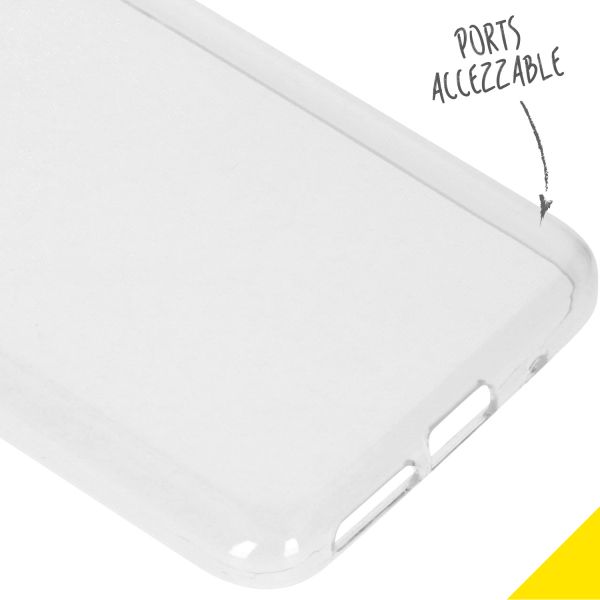 TPU Clear Cover Transparent für das Motorola Moto G8 Plus