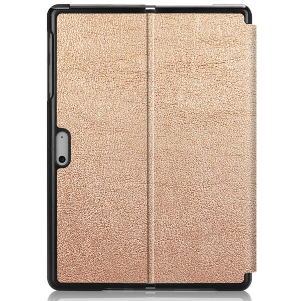 Trifold Bookcase Microsoft Surface Go 2 - Goud - Goud / Gold