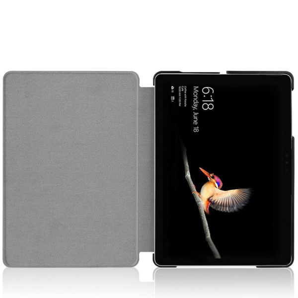 Trifold Bookcase Microsoft Surface Go 2 - Goud - Goud / Gold