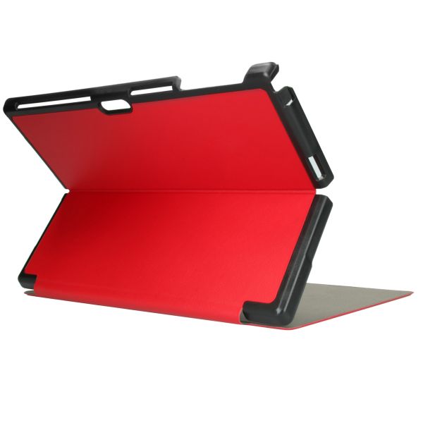 Stand Bookcase Microsoft Surface Pro 7 / 6 / 4 Pro (2017) - Rood / Red