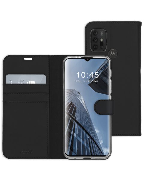 Wallet TPU Klapphülle für das Motorola Moto G30 / G20 / G10 (Power) - Schwarz