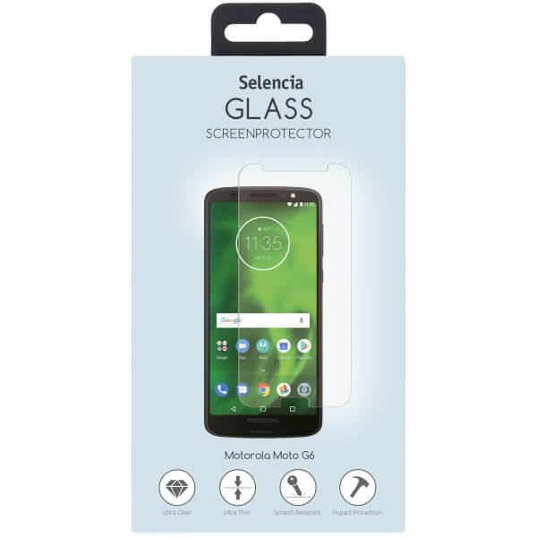 Displayschutz aus gehärtetem Glas für das Motorola Moto G6